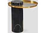 Tavolino Nero Rotondo Tavolino Da Caffè Camera Da Letto Cassettiera Tavoli Console