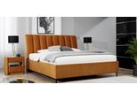 Letto Arancione Camera Da Letto Tappezzeria Mobili Tessile Design Hotel Letti Stile Moderno