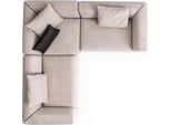 Divano Ad Angolo Beige Zona Giorno A L Divano Ad Angolo Divano Moderno Divano Tessile Mobili Tessili