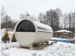 Sauna Sauna A Botte 4,8 M Persone 6-8 Legno Cabina Sauna Thermowood Sauna A Botte