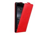 Custodia Cadorabo Per Htc One A9 Custodia Protettiva In Rosso Custodia Per Cellulare Flip Case Cover