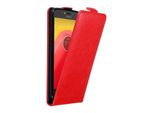Custodia Cadorabo Per Motorola Moto C Cover Protettiva In Rosso Custodia Flip Per Telefono Cellulare Custodia Cover