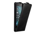 Cadorabo Cover Per Nokia Lumia 550 Cover Protettiva In Nero Flip Case Custodia Per Telefono Cellulare Case Cover