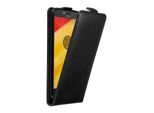 Cadorabo Cover Per Motorola Moto C Plus Cover Protettiva In Nero Flip Case Custodia Per Cellulare Case Cover