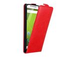 Custodia Cadorabo Per Motorola Moto X Play Custodia Protettiva In Rosso Custodia Flip Per Telefono Cellulare Custodia Cover