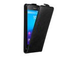 Custodia Cadorabo Per Sony Xperia M5 Cover Protettiva In Nero Custodia Flip Per Telefono Cellulare Custodia Cover