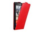 Cadorabo Cover Per Nokia Lumia 640 Cover Protettiva In Rosso Flip Case Custodia Per Telefono Cellulare Case Cover