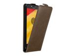 Custodia Cadorabo Per Motorola Moto C Plus Custodia Protettiva In Marrone Custodia Flip Per Telefono Cellulare Custodia Cover