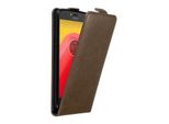 Cadorabo Cover Per Motorola Moto C Cover Protettiva In Marrone Flip Case Custodia Per Telefono Cellulare Case Cover