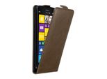 Cadorabo Cover Per Nokia Lumia 1520 Cover Protettiva In Marrone Flip Case Custodia Del Telefono Cellulare Case Cover