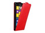 Cadorabo Cover Per Nokia Lumia 1520 Cover Protettiva In Rosso Flip Case Custodia Per Telefono Cellulare Case Cover