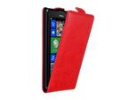 Cadorabo Cover Per Nokia Lumia 625 Cover Protettiva In Rosso Flip Case Custodia Per Telefono Cellulare Case Cover