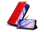 Cadorabo Custodia Per Motorola Moto G7 / G7 Plus Cover Protettiva In Rosso Custodia Per Cellulare Cover Chiusura Magnetica