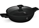 Padella Berlingerhaus Con Superficie In Titanio E Coperchio 30 Cm Collezione Nero Opaco BH-8186