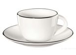 Asa Espressotasse Mit Unterer, Ligne Noire With Black Line