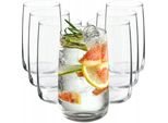 Bicchieri Da Acqua Kadax "Osovo"", Set Di Bicchieri Da Cocktail, Bicchieri Universali, 480 Ml, 8 Pezzi"