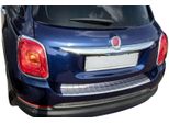 Protezione Paraurti Acciaio Inox Opaco Per Fiat 500X Da Bj 2014- Con Bisello