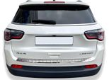 Protezione Paraurti In Acciaio Inox Per Jeep Compass Ii | Dal 2017 | Lucidata Con Bordo Smussato