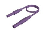 SKS Hirschmann MAL S GG-B 100/2,5 vi Sicherheits-Messleitung 4 mm Sicherheits-Stecker 4 mm Sicherheits-Buchse 100 cm Violett 1 St.