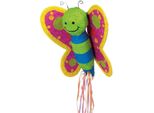 Pignatta Di Carta/Plastica Con Farfalla 53,3X53,3X16,5 Cm