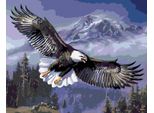 Zuty - Quadro Numerico - Flying Eagle, 40X50 Cm, Senza Telaio