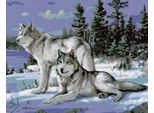 Zuty - Quadro Numerico - Wolves, 40X50 Cm, Senza Telaio