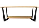 Couchtisch Paroli "Paula", Braun (Holz, Schwarz, Holz), B:110Cm H:46Cm T:60Cm, Tische, Couchtisch