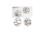 Vicco Loft Wandregal Fyrk GewüRzregal Industrial KüChenregal Rund BüCherregal