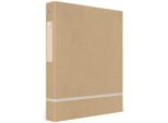 Oxford 100211061 Raccoglitore Ad Anelli Oxford Touareg, Din A4, Beige, 4 Anelli