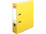 Herlitz 10841534 Ordner Max.File Nature Plus, Rckenbr.: 80 Mm, Gelb