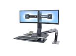 Ergotron Workfit -A, Dual 55,9 Cm 22 Pollici Scrivania Nero