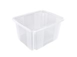 Keeeper Box "Emil"", 24 Litri, Naturale Scatola Girevole/Impilabile, Con Maniglie Incassate, Colore: Naturale-Trasparente, - 1 Pezzo (1018800100000)"