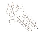 Allit 455002 Allit Haken-Set "Storeplus Flex M 20"", Chrom"