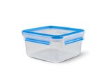 Emsa N1011300 Emsa Clip&Close Barattolo Per Alimenti Da 1,3 Litri Quadrato