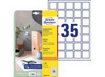 Avery Zweckform 6251REV-10 Etichette Avery Zweckform, 35 X 35 Mm, Bianco