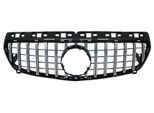 Griglia Radiatore Per Mercedes A W176 12-08.15 A45 GT-R Panamericana Look Nero Cromo
