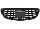 Griglia Radiatore Griglia Per Mercedes Classe E W213 S213 C238 A238 2016-2019 Nero Lucido Verticale
