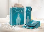 Sigel GT052 Sigel Sacchetto Regalo Di Natale "Orso Polare Con Candela"", Grande"