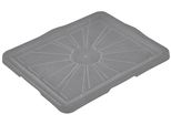 Keeeper 1024882700000 Keeeper Deckel "Franziska"" FüR Multi-Box L+Xl, Crystal-Grey"