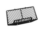 Copriradiatore Zieger Compatibile Con Kawasaki Versys 650 Design Logo Nero