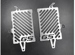 Copriradiatore Zieger Compatibile Con Bmw R 1200 Gs Lc Design Logo Argento