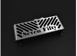 Copriradiatore Zieger Compatibile Con Honda Cb 750 Seven Fifty Design Logo Argento