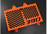 Coperchio Radiatore Zieger Compatibile Con Ktm 390 Duke Design Logo Arancione