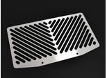 Copriradiatore Zieger Compatibile Con Kawasaki Versys 650 Clean Argento