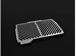 Copriradiatore Zieger Compatibile Con Yamaha MT-07 Clean Argento