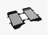 Zieger Copriradiatore Compatibile Con Honda Crf 1100 L Africa Twin Adventure Sports Clean Nero