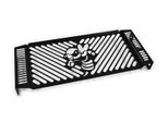 Copriradiatore Zieger Compatibile Con Suzuki Sv 1000 N / S Bj 2003-07 Ape Nero