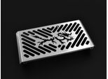 Copriradiatore Zieger Compatibile Con Suzuki Gsf 600 Bandit Dragon Argento