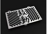Zieger Copriradiatore Compatibile Con Yamaha MT-03 Bj 2006-14 Segno Argento