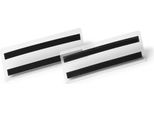 Durable Buste Per Identificazione Con Bande Magnetiche Hard Cover 1/2 A5 Orizzontale, 10 Pezzi, Trasparente, 119719
